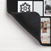 Ontwerp je eigen Floral 5 fotocollage Muismat (Hoek)