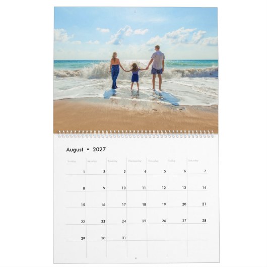 Ontwerp Je Eigen Foto Agenda Geschenk Aangepaste T Kalender (Aug 2027)