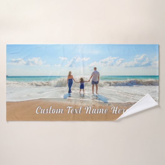 Ontwerp Je Eigen Foto Bad Handdoeken Aangepaste Te (Badhanddoek)