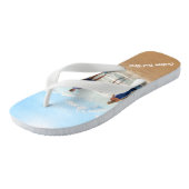 Ontwerp Je Eigen Foto Flip Flops Gepersonaliseerde (Schuin)