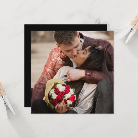 Ontwerp Je Eigen Foto Kaart (Voorkant / Achterkant in situ)