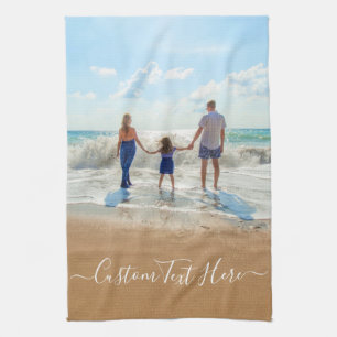 Ontwerp Je Eigen Foto Keukenhanddoek Aangepaste Te