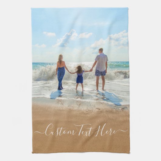 Ontwerp Je Eigen Foto Keukenhanddoek Aangepaste Te (Verticaal)