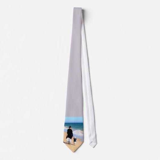 Ontwerp Je Eigen Foto Nekband Kies Kleur Stropdas (Voorkant)