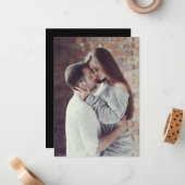 Ontwerp Je Eigen Foto Notitiekaartje (Voorkant / Achterkant in situ)