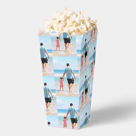 Ontwerp je eigen foto Popcorn Box voorbeeld Bedankdoosjes (Popped)