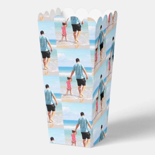 Ontwerp je eigen foto Popcorn Box voorbeeld Bedankdoosjes (Voorkant)