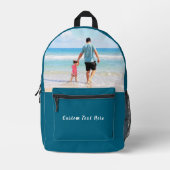 Ontwerp Je Eigen Foto Rugzak Gepersonaliseerde Tek (Voorkant)