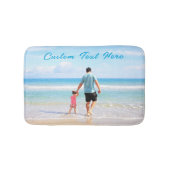 Ontwerp je eigen fotobadmat met aangepaste tekst badmat (Voorkant)