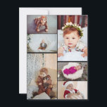 Ontwerp je eigen fotocollage met 6 foto's kaart<br><div class="desc">Personaliseer uw fotografie. U kunt dit aangepaste product maken voor speciale gelegenheden zoals huwelijken, verjaardagen, Kerstmis, feestdagen, herdenkingen, afstuderen, jubilea en meer. Het kan ook worden gegeven als cadeau aan uw beste vriend, goede vriend, familie en verwanten.</div>