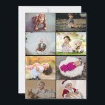 Ontwerp je eigen fotocollage met 8 foto's notitiekaartje<br><div class="desc">Personaliseer je fotografie. Je kunt dit product aanpassen voor speciale gelegenheden zoals trouwfeesten,  verjaardagen,  Kerstmis,  feestdagen,  herdenkingen,  afstuderen,  jubilea en meer. Het kan ook worden gegeven als cadeau aan je beste vriend,  goede vriend,  familie en verwanten.</div>