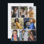Ontwerp je eigen fotocollage met 8 foto's notitiekaartje<br><div class="desc">Personaliseer je eigen fotografie. Je kunt dit product aanpassen voor speciale gelegenheden zoals bruiloften,  verjaardagen,  Kerstmis,  feestdagen,  herdenkingen,  afstuderen,  jubilea en meer. Het kan ook worden gegeven als cadeau aan je beste vriend,  goede vriend,  familie en verwanten.</div>