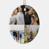 Ontwerp je eigen fotocollage van 4 families keramisch ornament (Rechts)