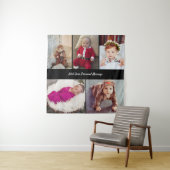 Ontwerp je eigen fotocollage van 5 foto's wandkleed (In situ)