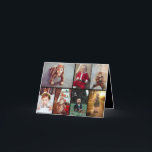 Ontwerp je eigen fotocollage van 7 foto's feestdagen kaart<br><div class="desc">Personaliseer je fotografie. Je kunt dit product aanpassen voor speciale gelegenheden zoals trouwfeesten,  verjaardagen,  Kerstmis,  feestdagen,  herdenkingen,  afstuderen,  jubilea en meer. Het kan ook worden gegeven als cadeau aan je beste vriend,  goede vriend,  familie en verwanten.</div>