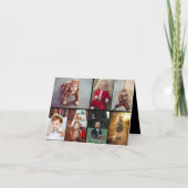 Ontwerp je eigen fotocollage van 7 foto's feestdagen kaart (Voorkant)