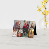 Ontwerp je eigen fotocollage van 7 foto's kaart (Gele Bloem)
