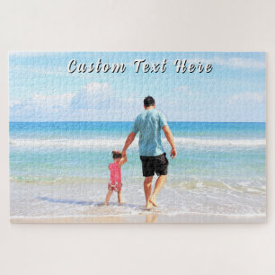 Ontwerp je eigen fotopuzzelcadeau met tekstnaam legpuzzel