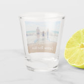 Ontwerp je eigen fotoshoot glas met aangepaste tek (Achterkant)