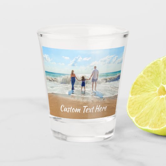 Ontwerp je eigen fotoshoot glas met aangepaste tek (Voorkant)