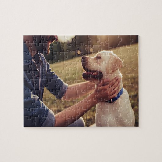 Ontwerp je eigen gepersonaliseerde foto legpuzzel (Horizontaal)