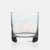 Ontwerp je eigen gepersonaliseerde tekst aangepast whisky glas (Achterkant)
