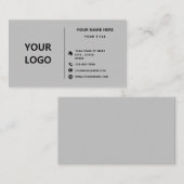 Ontwerp je eigen gepersonaliseerde Visitekaartje (Voorkant / Achterkant)