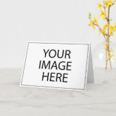 Ontwerp je eigen geschenken kaart (Gele Bloem)