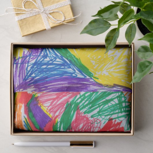 Ontwerp je eigen geschenkverpakking met de kunst v tissuepapier (Geschenk)