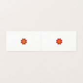 Ontwerp je eigen gevouwen Kaart | Aangepaste Sjabl (Buitenkant ongevouwen)