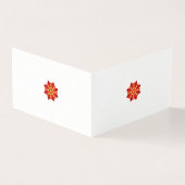 Ontwerp je eigen gevouwen Kaart | Aangepaste Sjabl (Buitenkant)