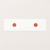 Ontwerp je eigen gevouwen Kaart | Aangepaste Sjabl (Binnenkant ongevouwen)