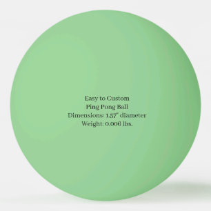 Ontwerp Je Eigen Glow In The Dark Groen Pingpongbal