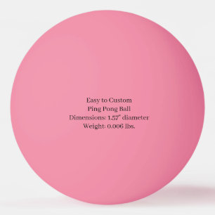 Ontwerp Je Eigen Glow In The Dark Roze Pingpongbal