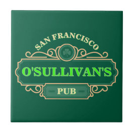 Ontwerp je eigen groene Ierse pub San Francisco bi Tegeltje