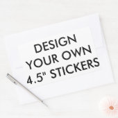 Ontwerp je eigen grote rechthoekige Stickers (4) (Envelop)