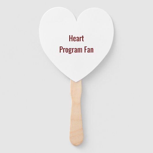 Ontwerp Je Eigen Hart Programma Handwaaier (Voorkant)