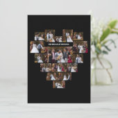Ontwerp Je Eigen Hartvormige Fotocollage Aankondiging (Staand voorkant)