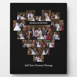 Ontwerp Je Eigen Hartvormige Fotocollage Fotoplaat