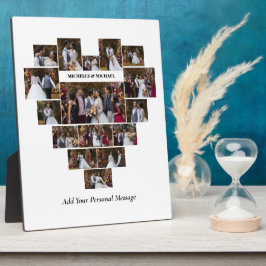 Ontwerp Je Eigen Hartvormige Fotocollage Fotoplaat