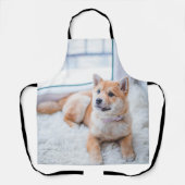 Ontwerp je eigen hond puppy foto schort (Voorkant)