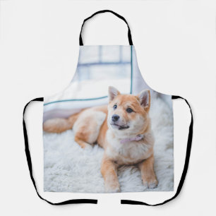 Ontwerp je eigen hond puppy foto schort