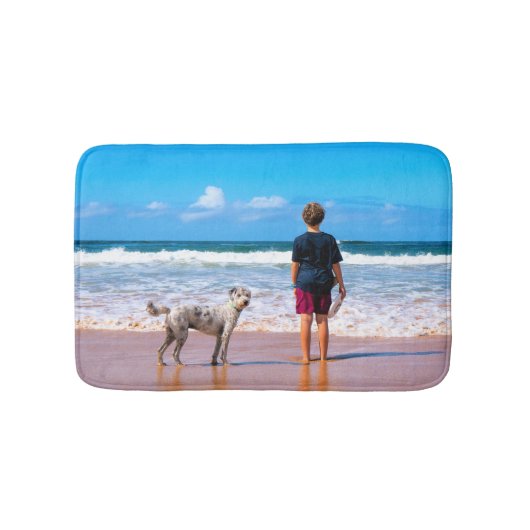 Ontwerp Je Eigen Huisdier Foto Badmat Geschenk (Voorkant)