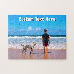 Ontwerp Je Eigen Huisdier Foto Puzzel Geschenk Voe