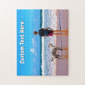 Ontwerp Je Eigen Huisdier Foto Puzzel Geschenk Voe (Verticaal)
