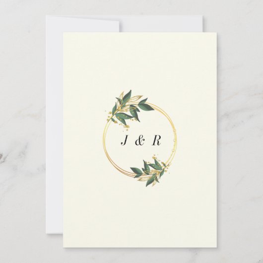 Ontwerp je eigen huwelijksuitnodiging met QR-code (Achterkant)