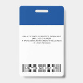 ontwerp je eigen ID-badge Badge (Achterkant)