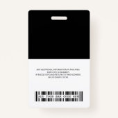 ontwerp je eigen identiteitskaart badge (Achterkant)