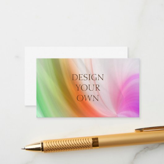 Ontwerp je eigen informatiekaartje (Voorkant / Achterkant in situ)