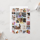 Ontwerp je eigen ingelijste kunstwerk met 22 foto' kaart (Voorkant / Achterkant in situ)